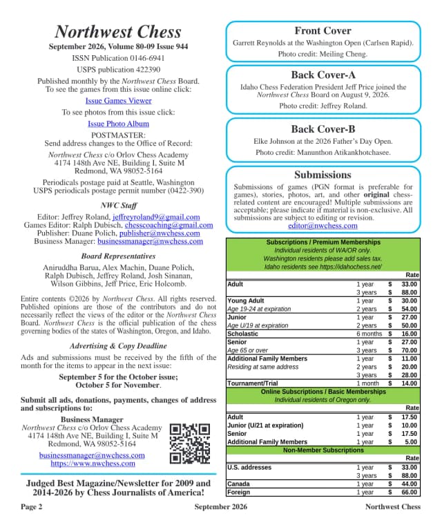 September 2026 issue, page 2