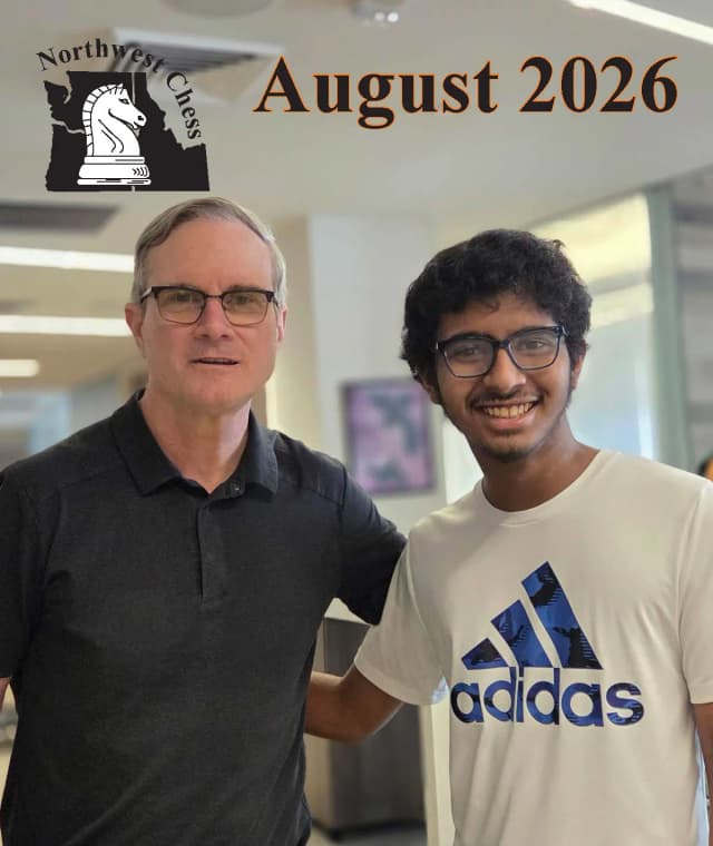 Northwest Chess — August 2026 cover